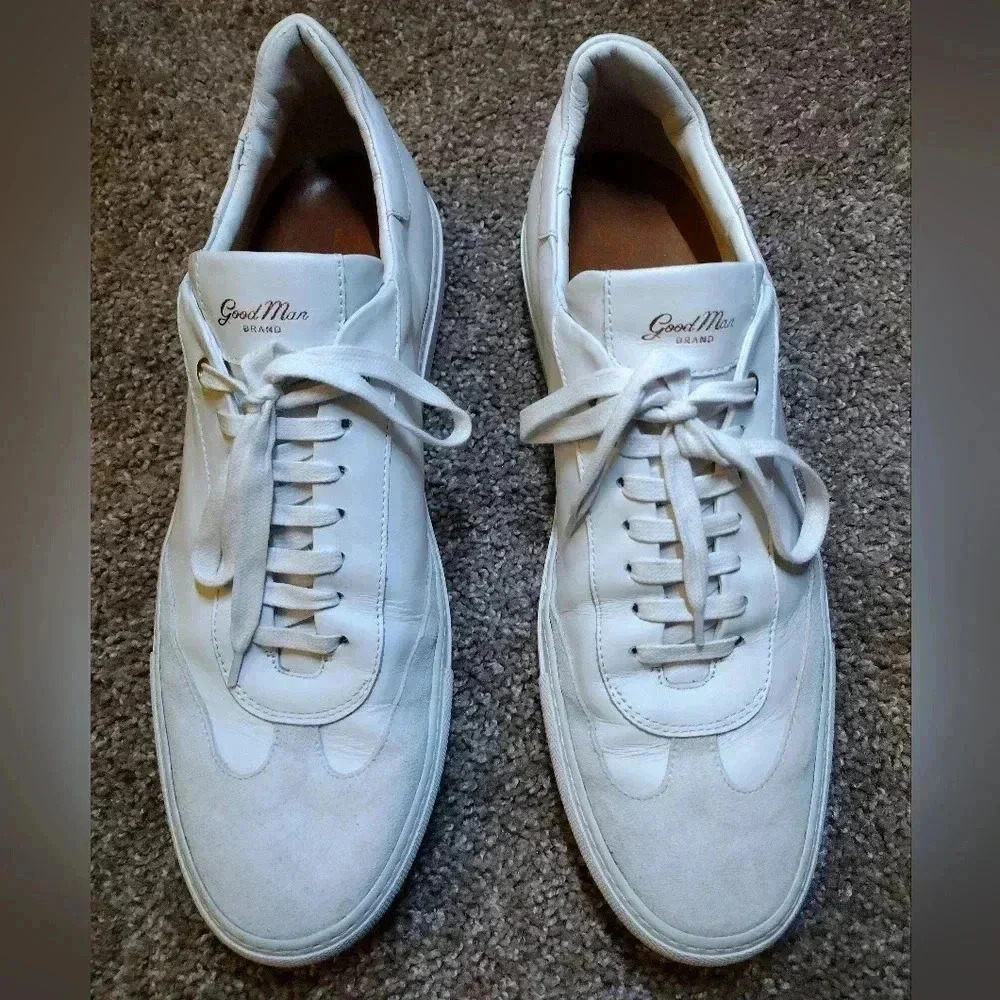 Good Man Brand Legend white leather/suede sneakers - Picture 2 of 8